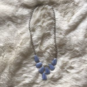 Purple agate necklace